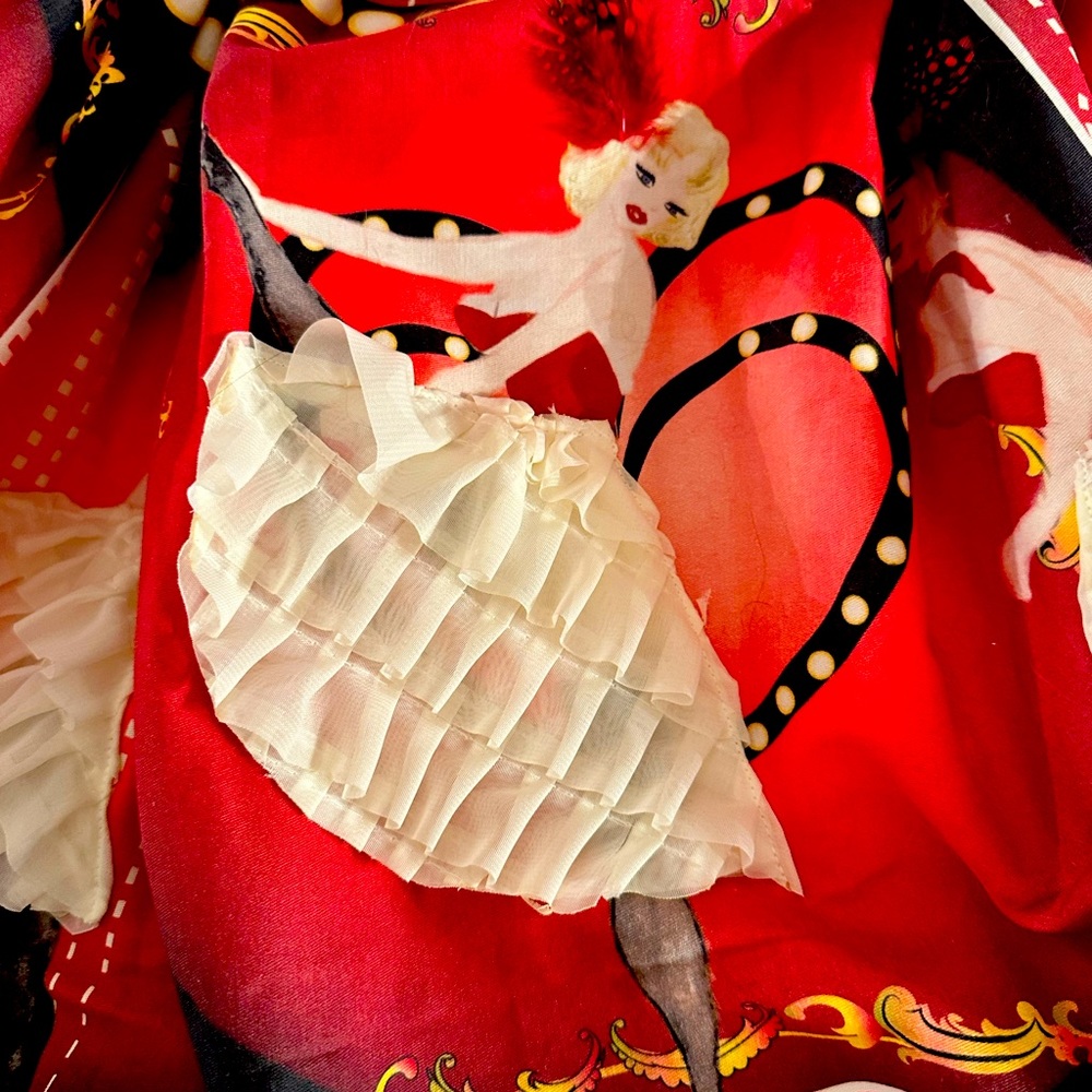 Rare pristine moulin rouge can can dancer skirt by Unique Vintage-- never worn L